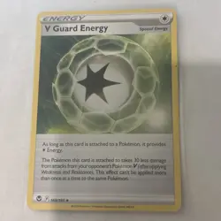 V Guard Energy 169/195 - Silver Tempest - Uncommon - Regular Pokemon Card NM - Image 1