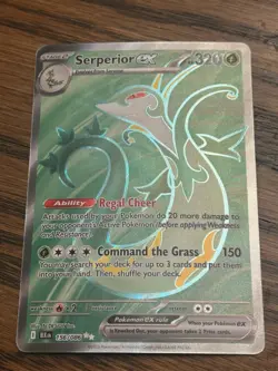 Pokemon Serperior ex 156/086 Black Bolt Full Art Ultra Rare - NM - Image 1