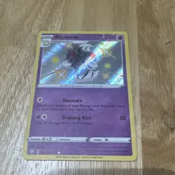 Pokemon TCG Alcremie Shining Fates SV058/SV122 Holo Shiny Holo Rare NM - Image 1