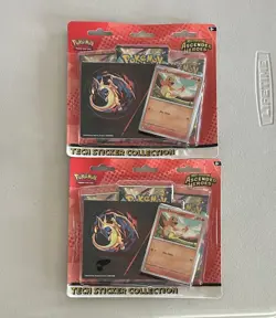 Pokemon Ascended Heroes Tech Sticker Collection Set of 2 Sealed - Image 1