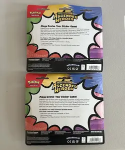 Pokemon Ascended Heroes Tech Sticker Collection Set of 2 Sealed - Image 2