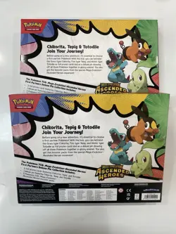 Pokemon (2x) Mega Evolution Ascended Heroes First Partners Deluxe Pin Collection - Image 2