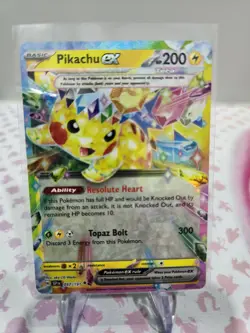 Pokemon TCG - Pikachu ex 057/191 - Double Rare - Surging Sparks - NM/M - Image 1