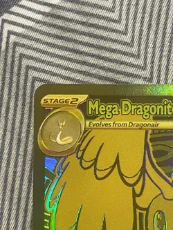 Pokemon Mega Dragonite ex Full Art Holo 295/217 English ASC PSA10 Contender - Image 2
