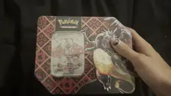 Sealed Pokemon Paldean Fates Charizard EX Tin – Charizard EX Promo – New - Image 2