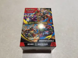 Pokemon TCG: Mega Evolution Factory Sealed Booster Bundle Box 6 Packs - Image 1