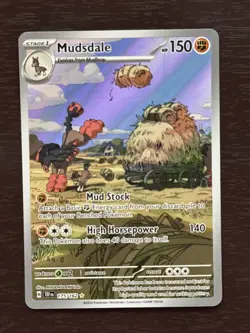 Mudsdale - 175/162 Temporal Forces Illustration Rare Pokemon TCG NM - Image 1