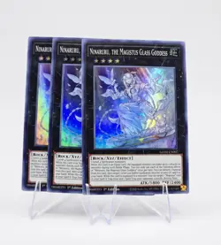 3x Ninaruru, the Magistus Glass Goddess GEIM-EN007 (Super) NM- 1st Ed - Yu-Gi-Oh - Image 2