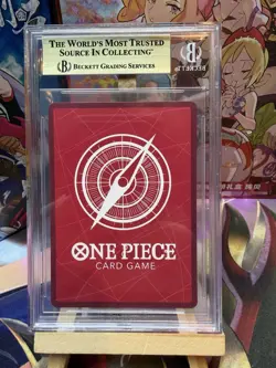One Piece CCG Smoker OP10-001 Alt leader Beckett 9.5 - Image 2