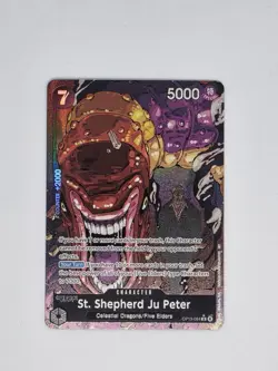 St. Shepherd Ju Peter - Alt Art SR OP13-084 - English - One Piece Card Game - Image 1