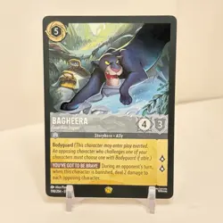 Disney Lorcana Archazia’s Island Bagheera Guardian Jaguar Regular 198/204 NM - Image 1