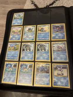 Pokemon TCG Squirtle, Wartortle, Blastoise Lot - English, 12 Cards - Image 1