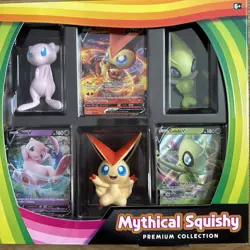Pokemon Cards - SEALED Mythical Squishy Premium Collection Box - Evolving Skies - Image 2