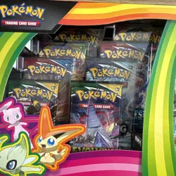 Pokemon Cards - SEALED Mythical Squishy Premium Collection Box - Evolving Skies - Image 3