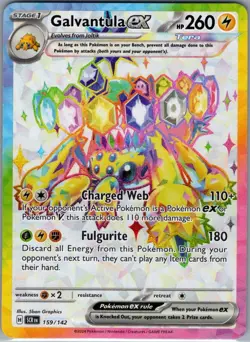 Galvantula ex 159/142 SV07: Stellar Crown - Pokemon Card - NM - Image 1