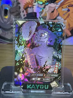 Kayou NARUTO Yakushi Kabuto Ultra Rare Foil MR 010 CASE HIT Full Art Card TCG NM - Image 1