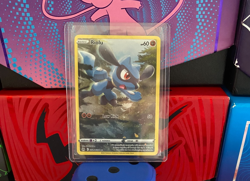 Pokemon TCG Riolu Crown Zenith Galarian Gallery Full Art Holo Card GG26/GG70 - Image 1