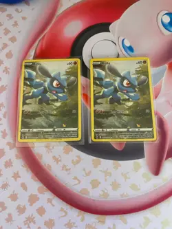 Pokemon TCG Riolu Crown Zenith Galarian Gallery Full Art Holo Card GG26/GG70 - Image 3