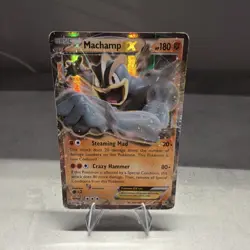 Pokemon Machamp EX Promo Holo XY108 XY Basic 180 HP Steaming Mad Card - Image 1