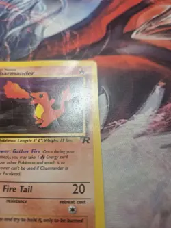 Charmander - 50/82 - Pokemon Team Rocket 1st Edition Card HP - Image 5