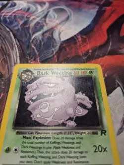 Dark Weezing - 14/82 - Holo Unlimited Team Rocket - Pokemon Card - MP - Image 2