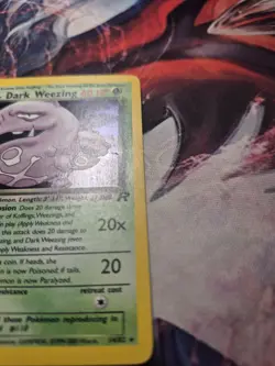 Dark Weezing - 14/82 - Holo Unlimited Team Rocket - Pokemon Card - MP - Image 3