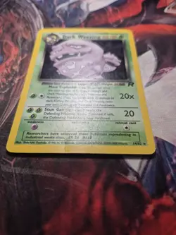 Dark Weezing - 14/82 - Holo Unlimited Team Rocket - Pokemon Card - MP - Image 5