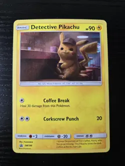 Detective Pikachu SM190 Rare Holo | Promo | Pokemon Card | LP - Image 1