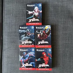 SDCC NYCC 2025 Magic The Gathering MTG Spider-Man Complete Welcome Deck Set Of 5 - Image 1