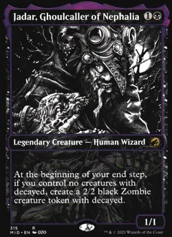 Innistrad: Midnight Hunt #315 Jadar, Ghoulcaller of Nephalia (Showcase) - Image 1