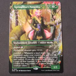 Springheart Nantuko (Borderless) MTG Modern Horizons 3 Rare 341 NM - Image 1