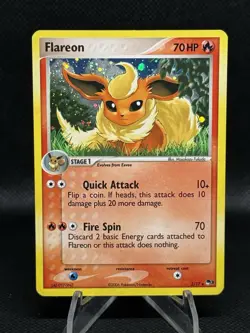 Flareon 2/17 Holo Pop Series 3 Pokemon 2006 LP - Image 1