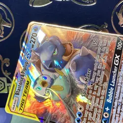 Pokemon Blastoise & Piplup GX - 38/236 SM - Cosmic Eclipse NM Ultra Rare - Image 4