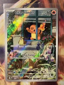 Pokemon TCG S&V Black Star Promo Obsidian Flames ETB Charmander IR 044 - Image 1