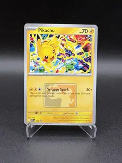 Pokemon Pikachu SVP 225 - 2025 Championship Winner Prize Promo - NM - Image 1