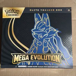 Pokemon TCG Mega Evolution Elite Trainer Box Lucario Brand New/Sealed ETB - Image 1