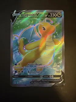 Dragonite V (Full Art) 076/078 Pokemon GO Holo - Image 1