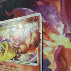 Magmortar Lv.X 123/123 Mysterious Treasures Holo Pokemon - Image 3