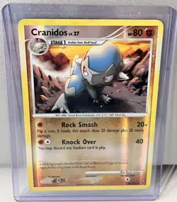 Cranidos Platinum Reverse Holo Pokemon TCG 46/127 Uncommon - Image 3