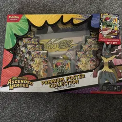 Pokemon Ascended Heroes Premium Poster Collection Mega Lucario EX SEALED✅ - Image 1