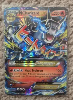 Mega M Charizard ex 12/83 Pokemon XY Generations Holo - Damaged/Crease - Image 1