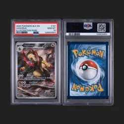 POKEMON HAXORUS 2025 BLACK BOLT #147 ILLUSTRATION RARE PSA 10 - Image 3