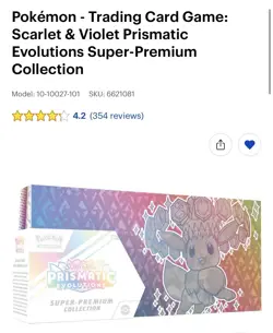 Pokemon TCG Scarlet & Violet Prismatic Evolutions Super-Premium Collection - Image 1