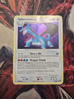 Pokemon TCG Salamence 18/132 Secret Wonders Holo HP DMG - Image 1