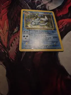 Pokemon WOTC Vaporeon 12/64 Jungle UNLIMITED Holofoil Rare MP - Image 3