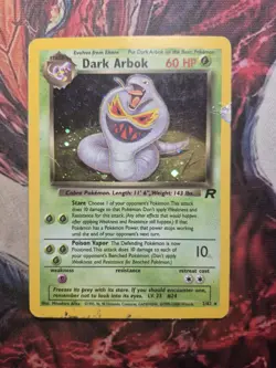 Dark Arbok 2/82 - Team Rocket Unlimited Holo Rare Pokemon TCG HP/DMG - Image 1