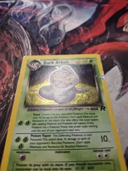 Dark Arbok 2/82 - Team Rocket Unlimited Holo Rare Pokemon TCG HP/DMG - Image 2