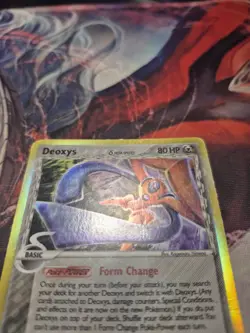 Deoxys 4/110 ex Holon Phantoms Reverse Holo Pokemon MP/HP - Image 2