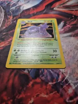 Pokemon TCG Muk Fossil 13/62 Holo Rare Unlimited MP - Image 3
