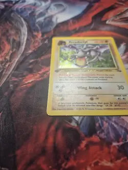 Pokemon TCG - Aerodactyl - Fossil - Holo - 1st Edition Holo Rare WOTC MP - Image 4